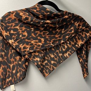 Leopard Scarf Silk